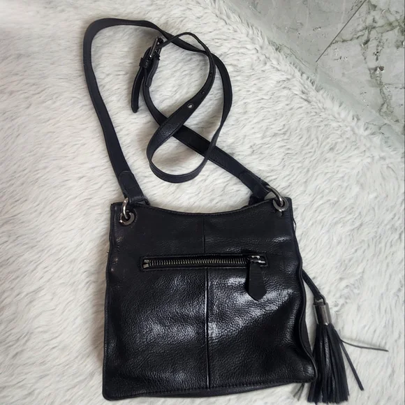 CLEMENTS RIBEIRO Black Leather Crossbody - Picture 2 of 13
